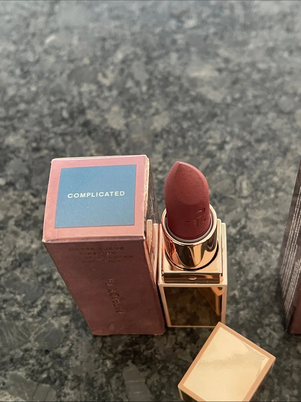 Patrick Ta Matte Suede Lipstick in Complicated or That’s Why She’s Late